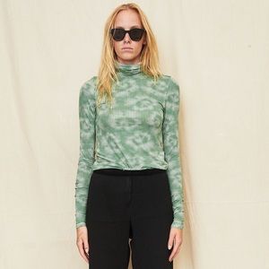 Green Optical Turtlenck
